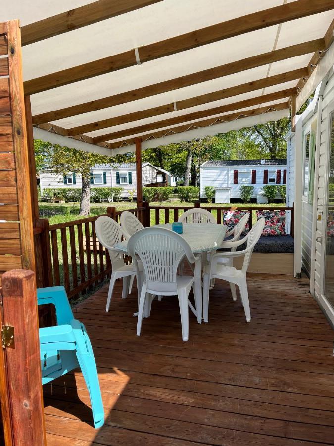 Mobil-home climatisé avec piscine Aureilhan  Exterior foto